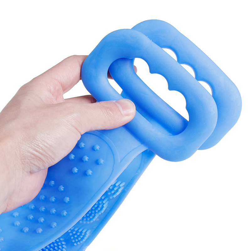 Scrubbing Silicone Bath Towel Bathing Back Massage Bathing Brush Wholesale Environmental Friendly YKT