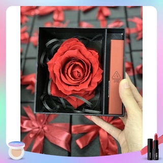 Hộp quà đựng son hoa hồng