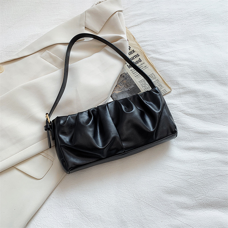 Túi đeo dưới cánh tay IELGY dạng xếp ly nhỏ gọn thời trang dành cho nữ