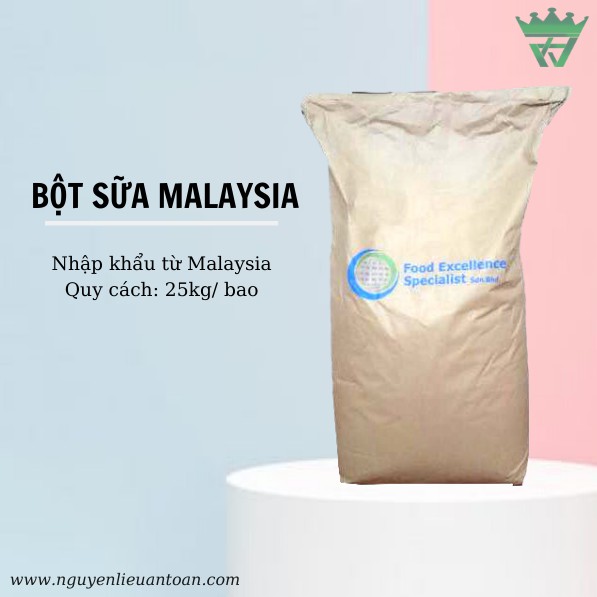 [Freeship HCM] Bột Sữa, Bột Béo Malai Food Excel 25kg Non Dairy Creamer Fat 35%