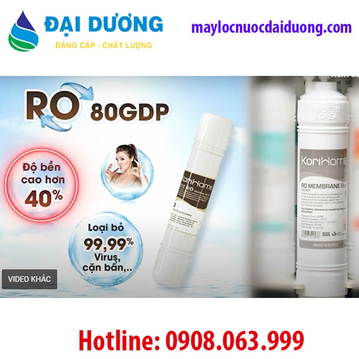 MÁY LỌC NƯỚC RIHOME WPK-G61 – MÁY LỌC NƯỚC KORIHOME HCM