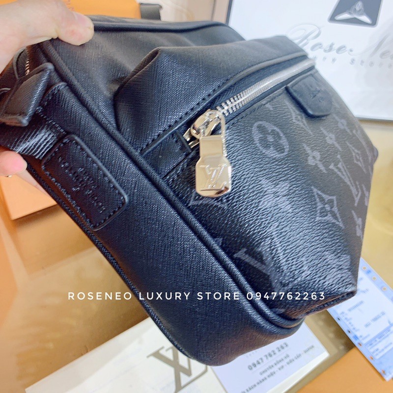 TÚI ĐEO CHÉO NAM LV OUTDOOR MESENGER , CAMERA BAGS HOA ĐEN‼️