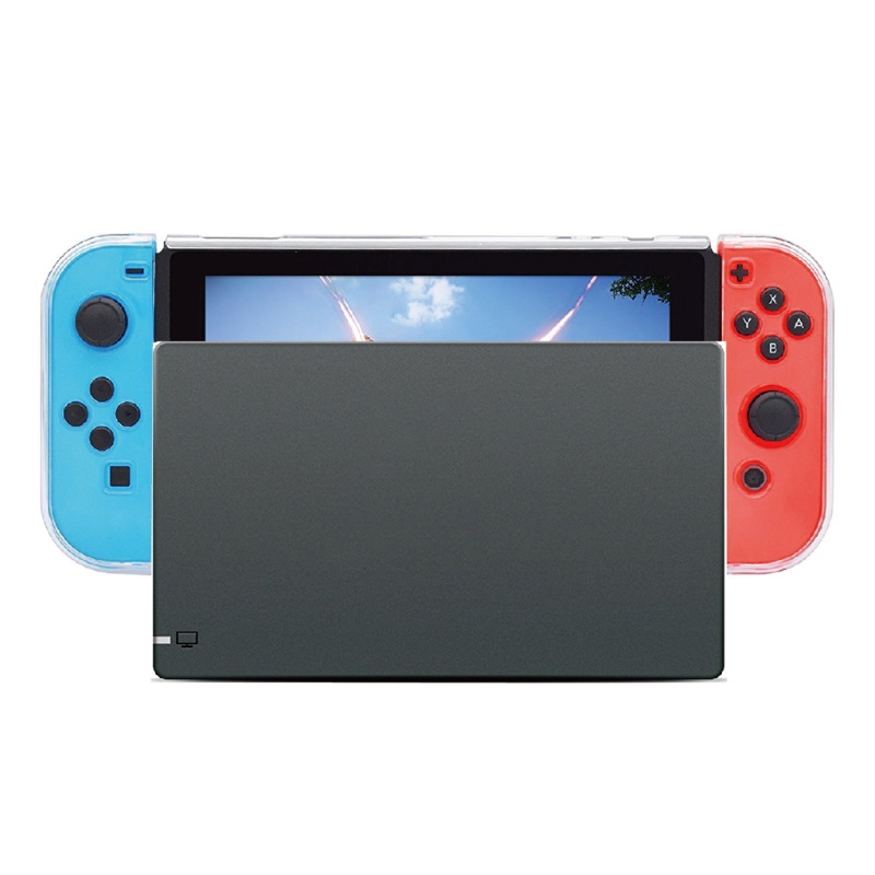 Ốp Cứng Chống Sốc Trong Mờ Cho Tay Cầm Chơi Game Switch