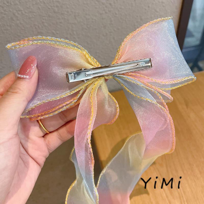 Dây Cột Tóc Nơ Đính Ngôi Sao Nhiều Màu Xinh Xắn Thời Trang Cho Bé Gái