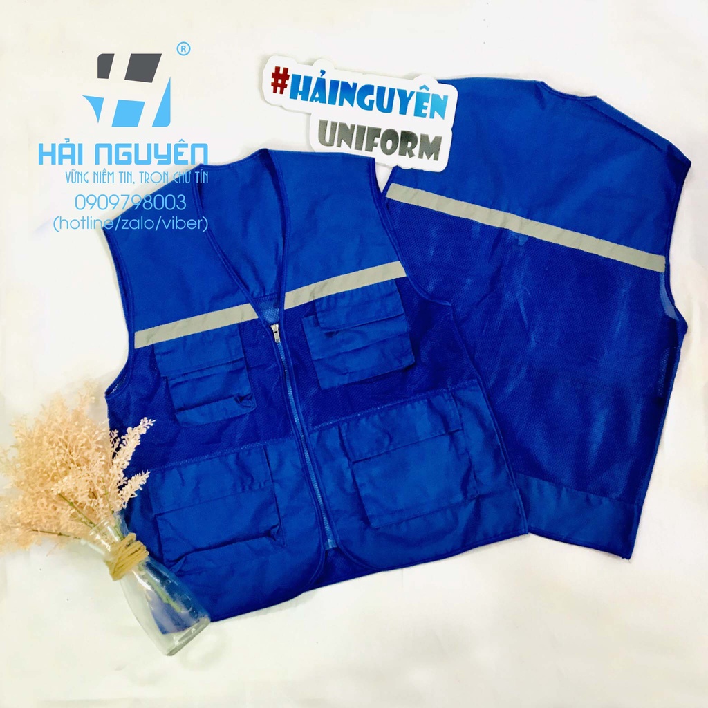Áo ghile kỹ sư phản quang - áo bảo hộ lao động kỹ sư