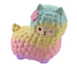 đồ chơi squishy con cừu nhiều màu cho bé cực đáng yêu