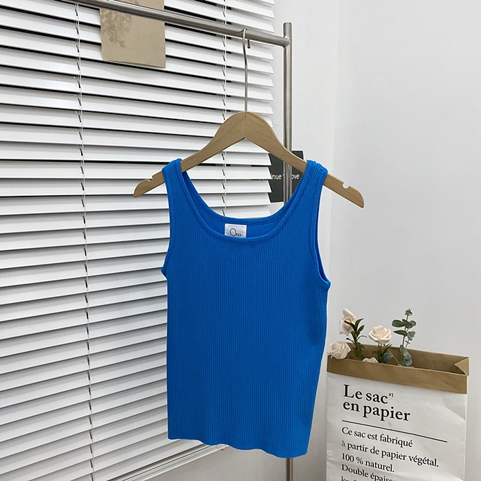 Áo 2 dây ba lỗ len tăm nữ Bản to Áo ba lỗ thun tăm hai dây nữ croptop Hàn Quốc Thời trang