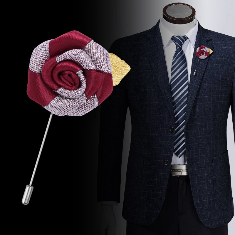 EFAN Ghim Cài Áo Hình Hoa Hồng Nhỏ Xinh Xắn Phong Cách Hàn Quốc