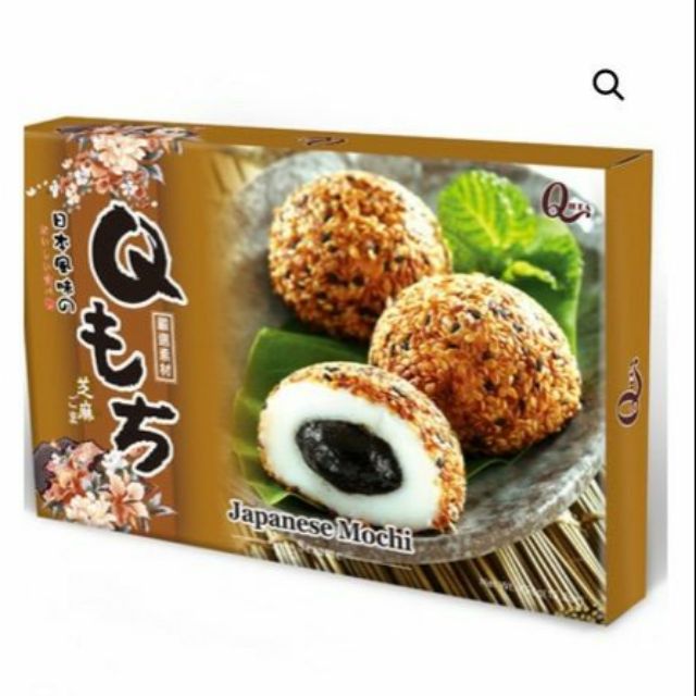 Bánh Mochi Qidea vị trà xanh/mè đen  210gr