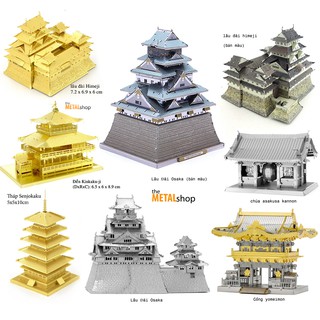 Mô Hình Lắp Ghép Kim Loại 3d Kiến Trúc truyền thống nhật bản(có sẵn)