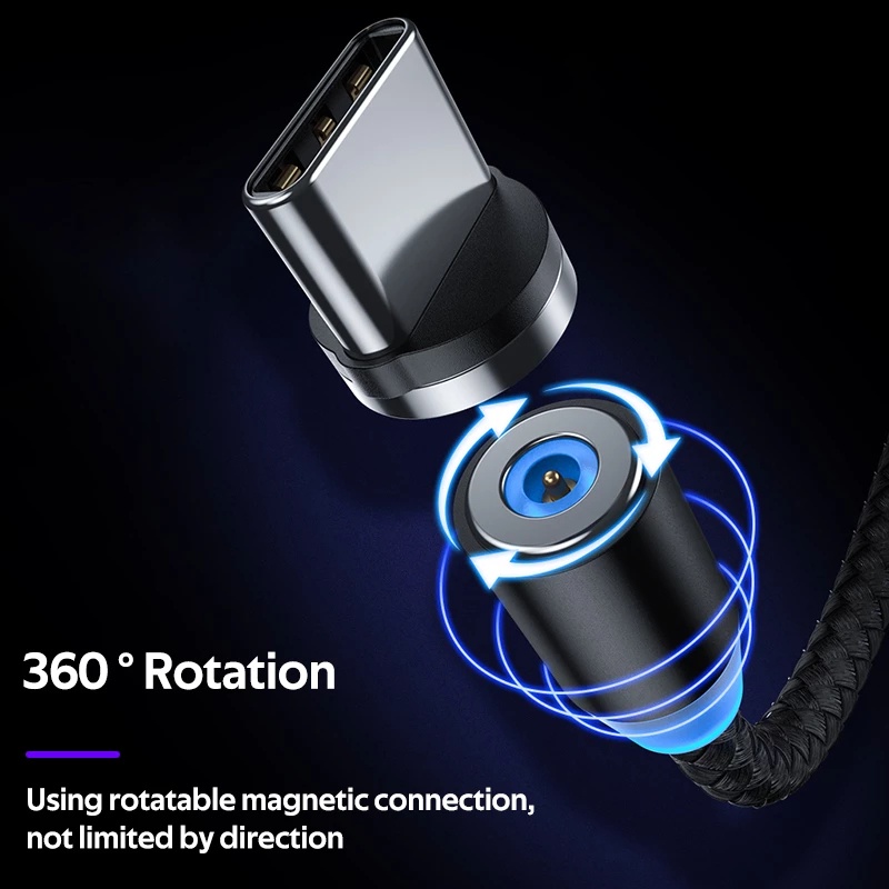 Đầu cắm nam châm tròn micro USB type C Aresko chống bụi cho điện thoại