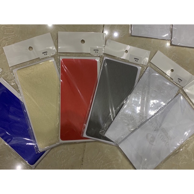 Decal màu dán mặt sau Oppo F9