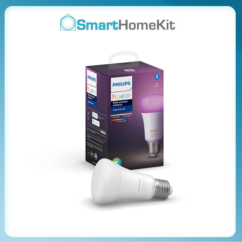 Đèn thông minh Philips Hue White and Color Ambiance E27-đèn 16 triệu màu, BH 2 Năm