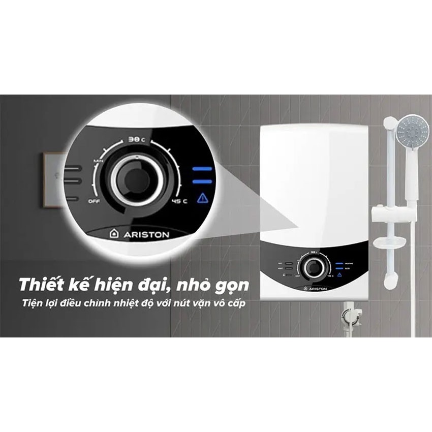 Máy nước nóng trực tiếp Ariston AURES SMC45PE-SBS-VN - Hàng chính hãng