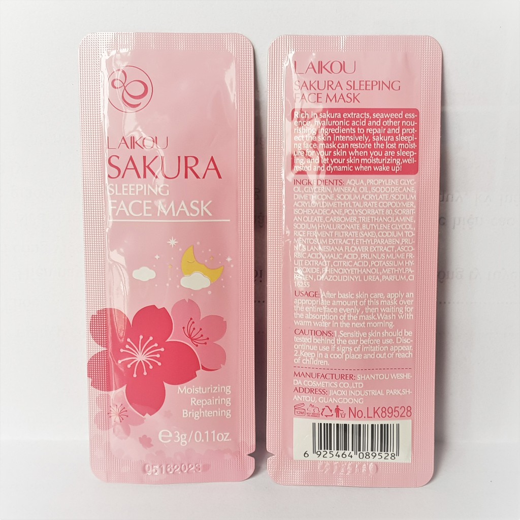 Mặt Nạ Ngủ Hoa Anh Đào Sakura Laikou