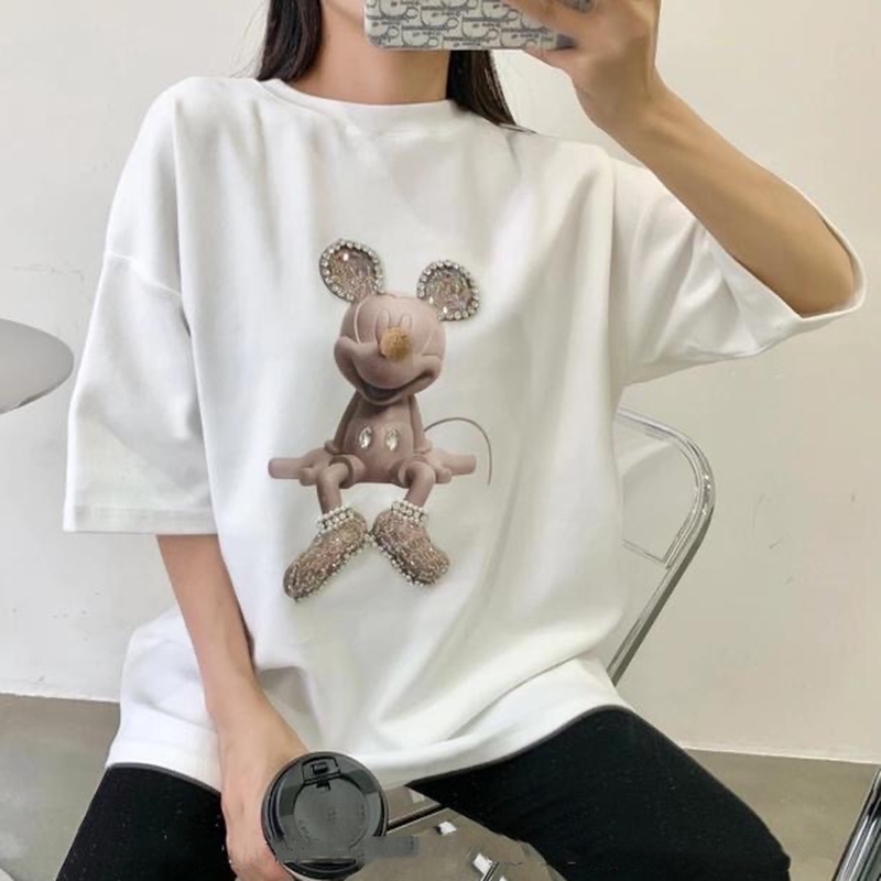 NRVP Áo Thun Ngắn Tay Dáng Rộng Thời Trang Mùa Hè 2021