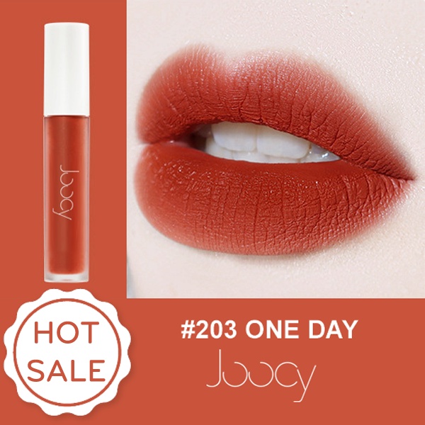 Son Kem Lì JOOCY Thiên Nhiên Mịn Môi, Chất Son Dày, Lâu Trôi Nhiều Màu Thời Trang Cá Tính Không Chì Giãm Môi Thâm