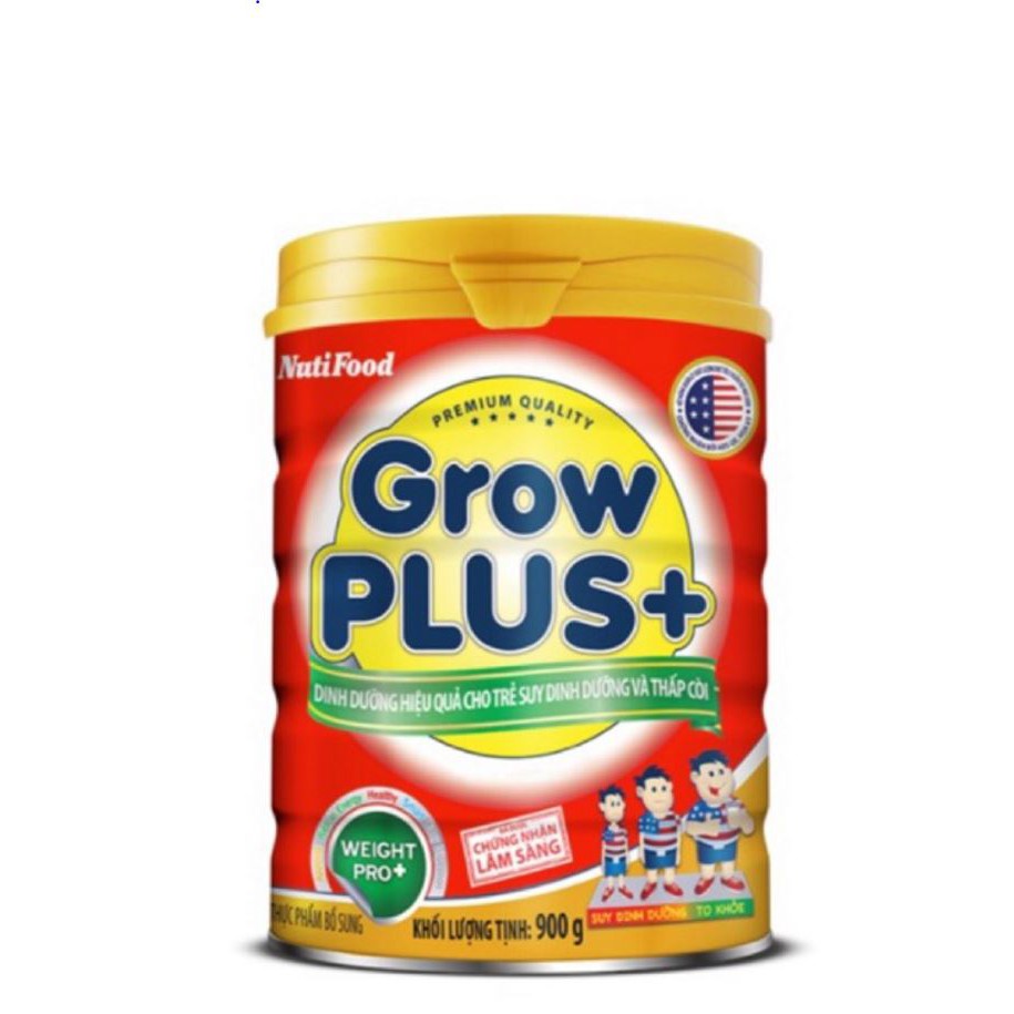 Sữa Bột Grow+ Plus Đỏ - Suy Dinh Dưỡng Lon 900g/1,5kg