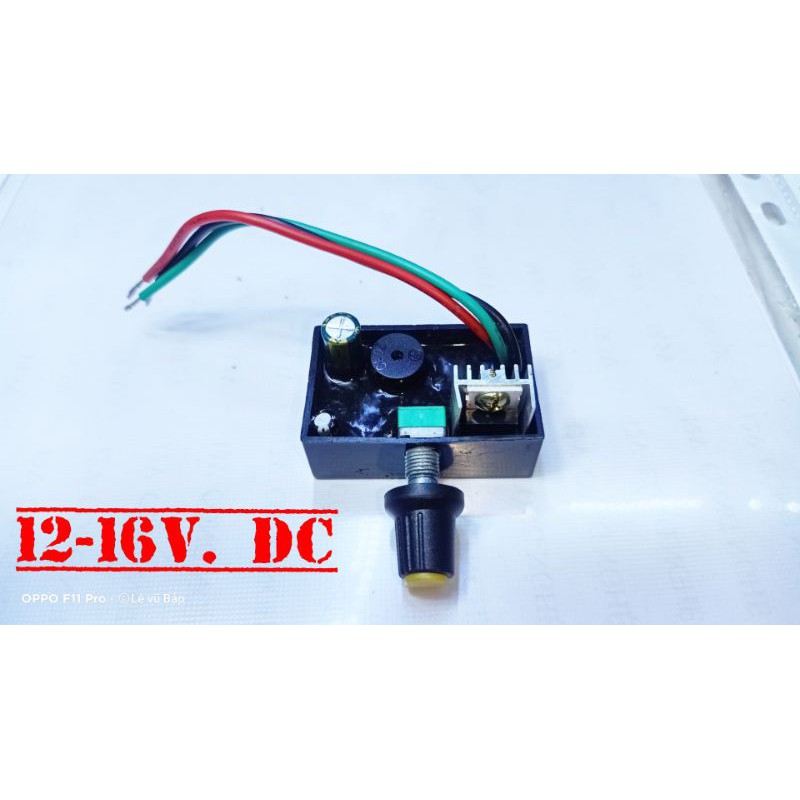 điều tốc motor chổi than 12-16V DC.