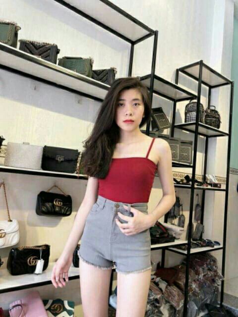 [Freeship đơn 99k] Áo 2 dây ngang from thái sành điệu vải đẹp đủ màu (tặng vòng tay và cột tóc khi mua từ 2 cái) | BigBuy360 - bigbuy360.vn