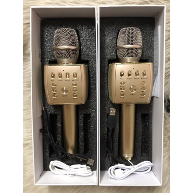 Mic Hát Karaoke Bluetooth không dây YS93 - Tích Hợp Loa Bass Dùng Hát Tại Nhà Hoặc Livetream