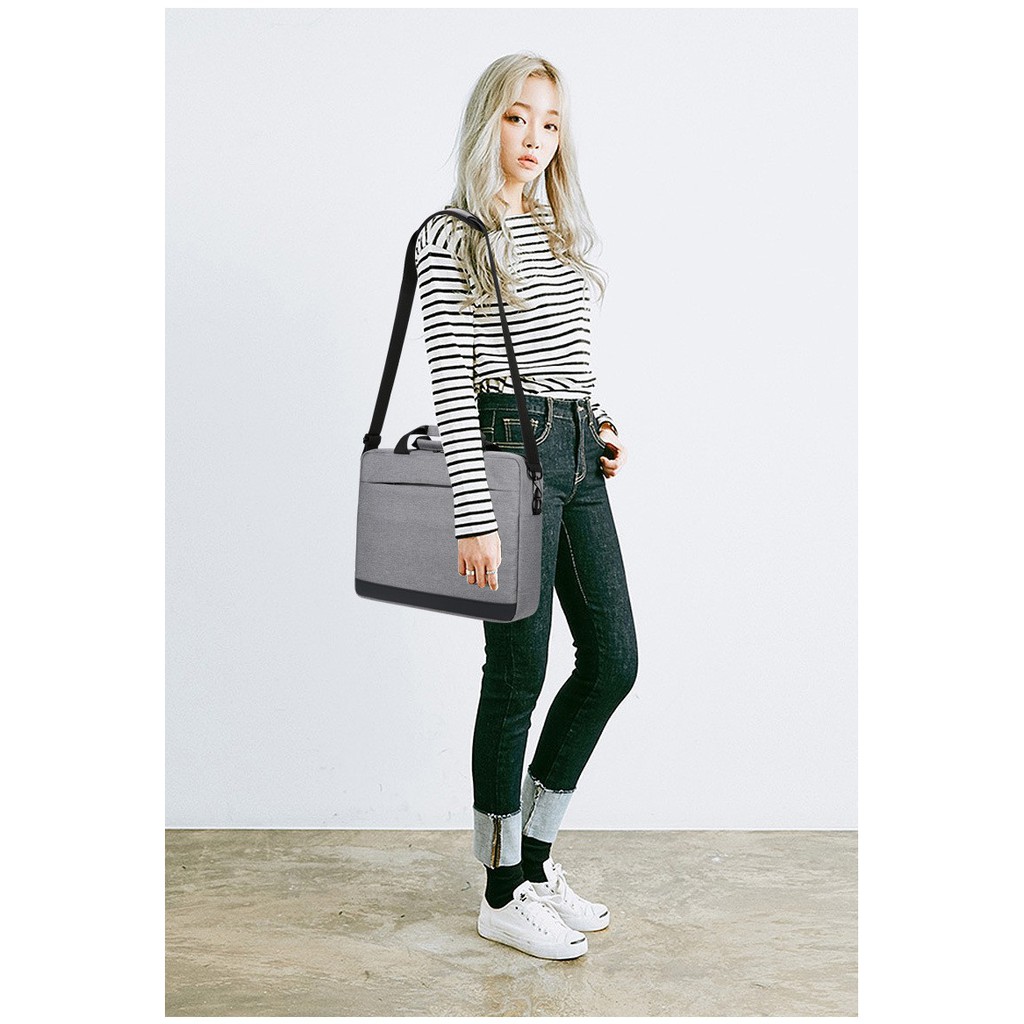 Cặp đựng Laptop, Macbook 15.6inch nhiều ngăn vải cao cấp chống nước | BigBuy360 - bigbuy360.vn