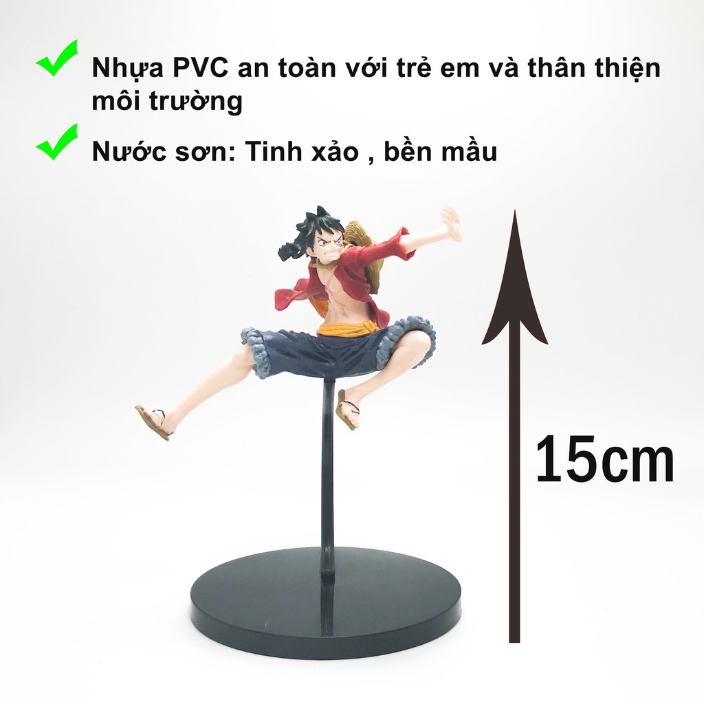 Mô hình One Piece cao cấp siêu bền đẹp, trang trí góc gaming, trưng bày