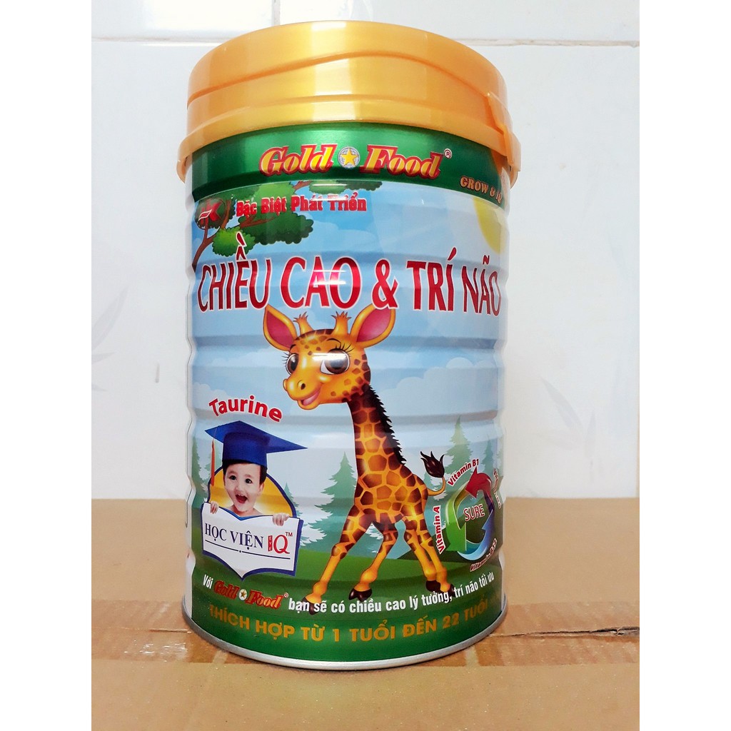 Sữa bột dinh dưỡng goldfood giúp cho sự phát triển của trẻ lon 900 gr – công ty TNHH Hoàng Khang