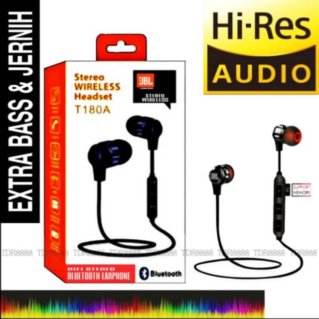 Tai Nghe Bluetooth Thể Thao Jbl T180a