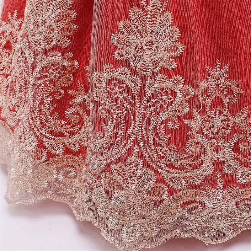 Đầm NNJXD Kiểu Dáng Công Chúa Màu Đỏ Cho Bé