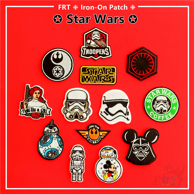 Miếng Dán Ủi Quần Áo  Kiểu Dáng Phim Star Wars / Darth Vader / Bb8