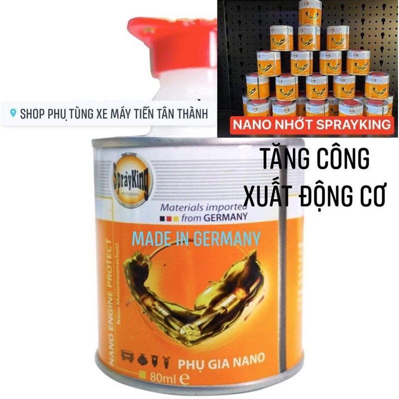 PHỤ GIA NANO TĂNG CÔNG XUẤT ĐỘNG CƠ SPRAYKING-DOCHOIXEMAYNHAPKHAU