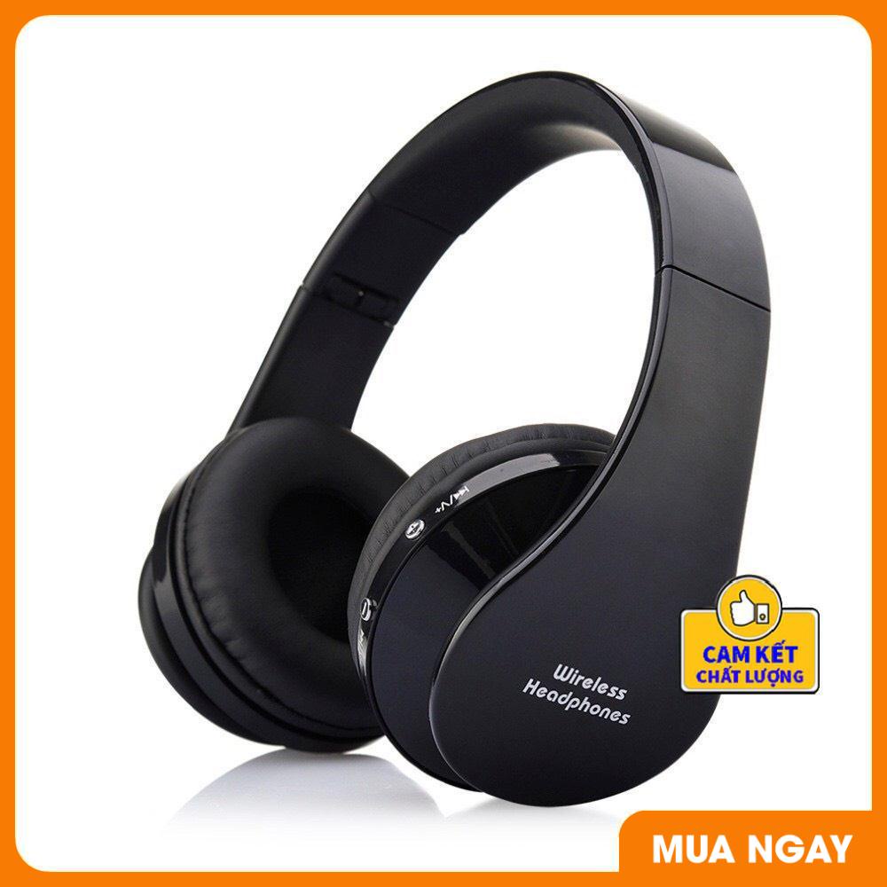 Tai nghe bluetooth,Tai nghe chụp tai không dây Nx-8252 có mic thoại âm thanh dùng tốt cho điện thoại và có thể gấp gọn