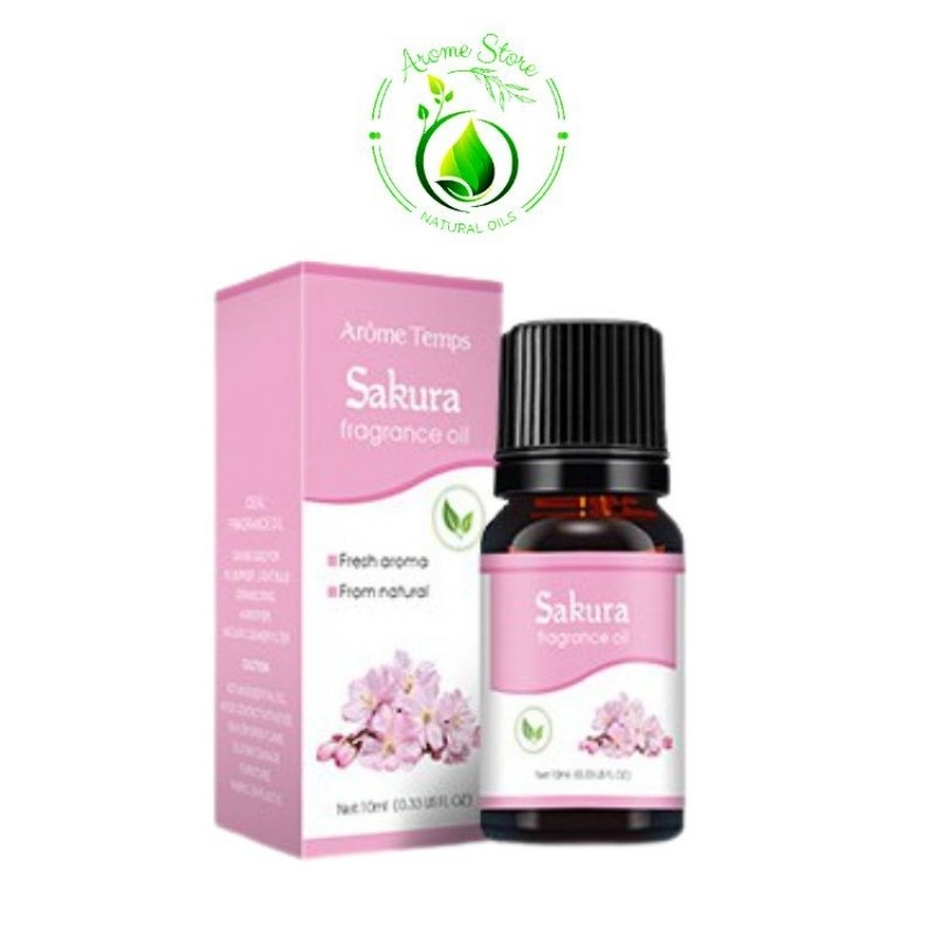 Tinh dầu Hoa anh đào( Sakura oil ) Tinh dầu thiên nhiên , hàng nhập khẩu Arome Store- chai 10ml