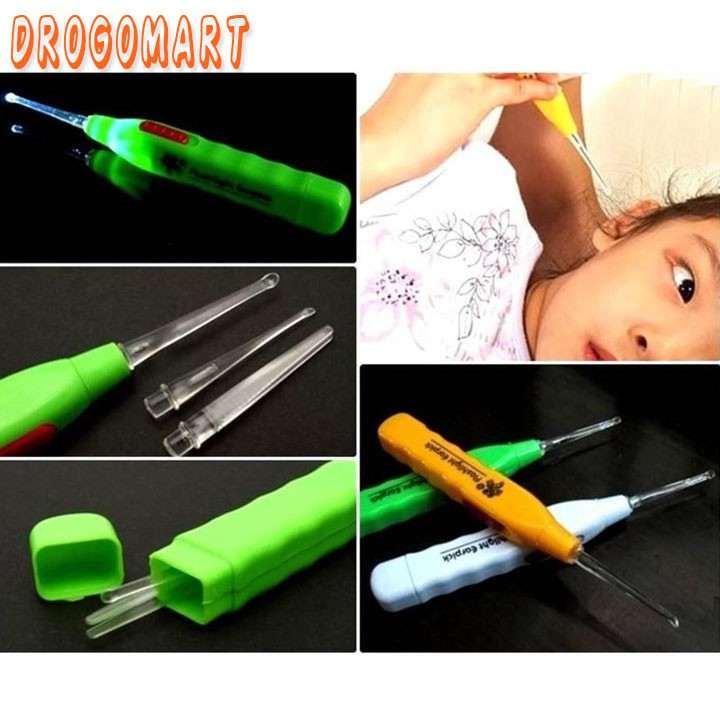 Dụng Cụ Lấy Ráy Tai Có Đèn Phát Sáng