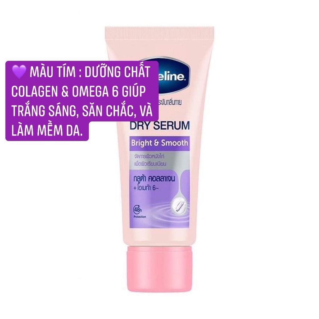 Kem khử mùi Vaseline tinh chất serum dưỡng da sáng mịn &amp; đều màu 50ml mua tại THAILAND