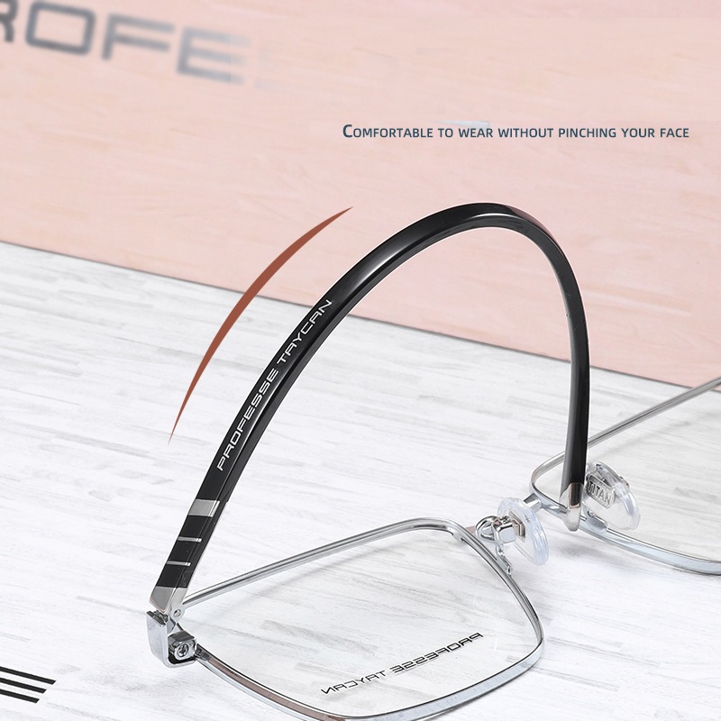 Mắt Kính Siêu Nhẹ Khung Titan pt060 Thoải Mái Cho Nam