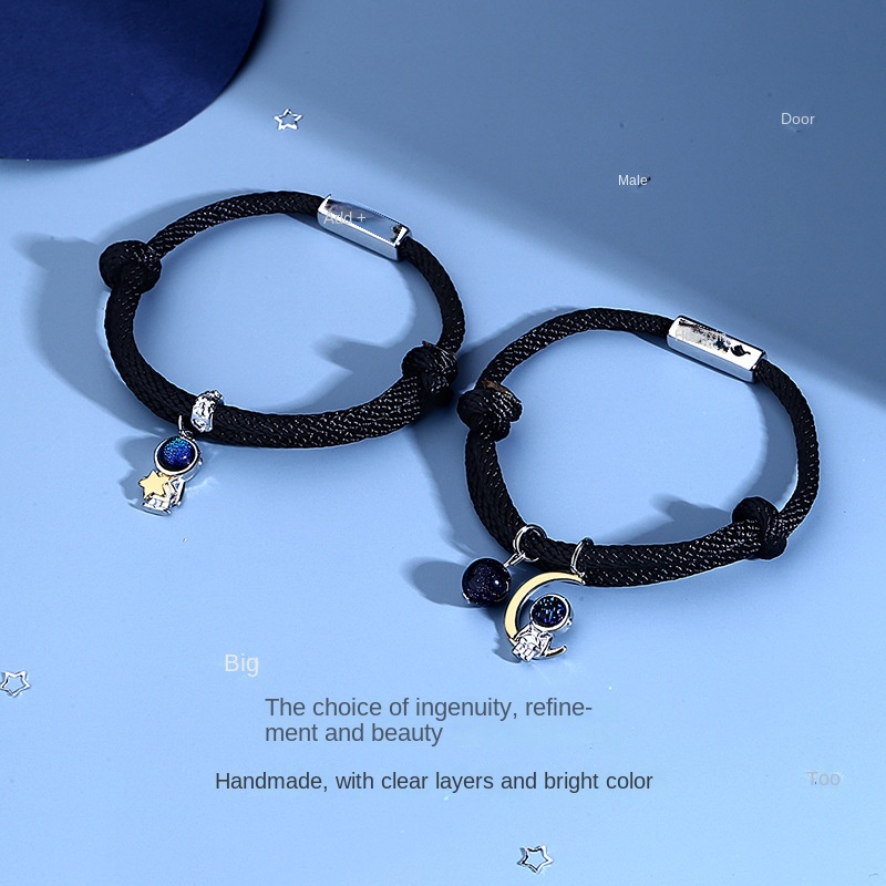 Vòng Tay In Hình Phi Hành Gia Thời Trang Dành Cho Cặp Đôi