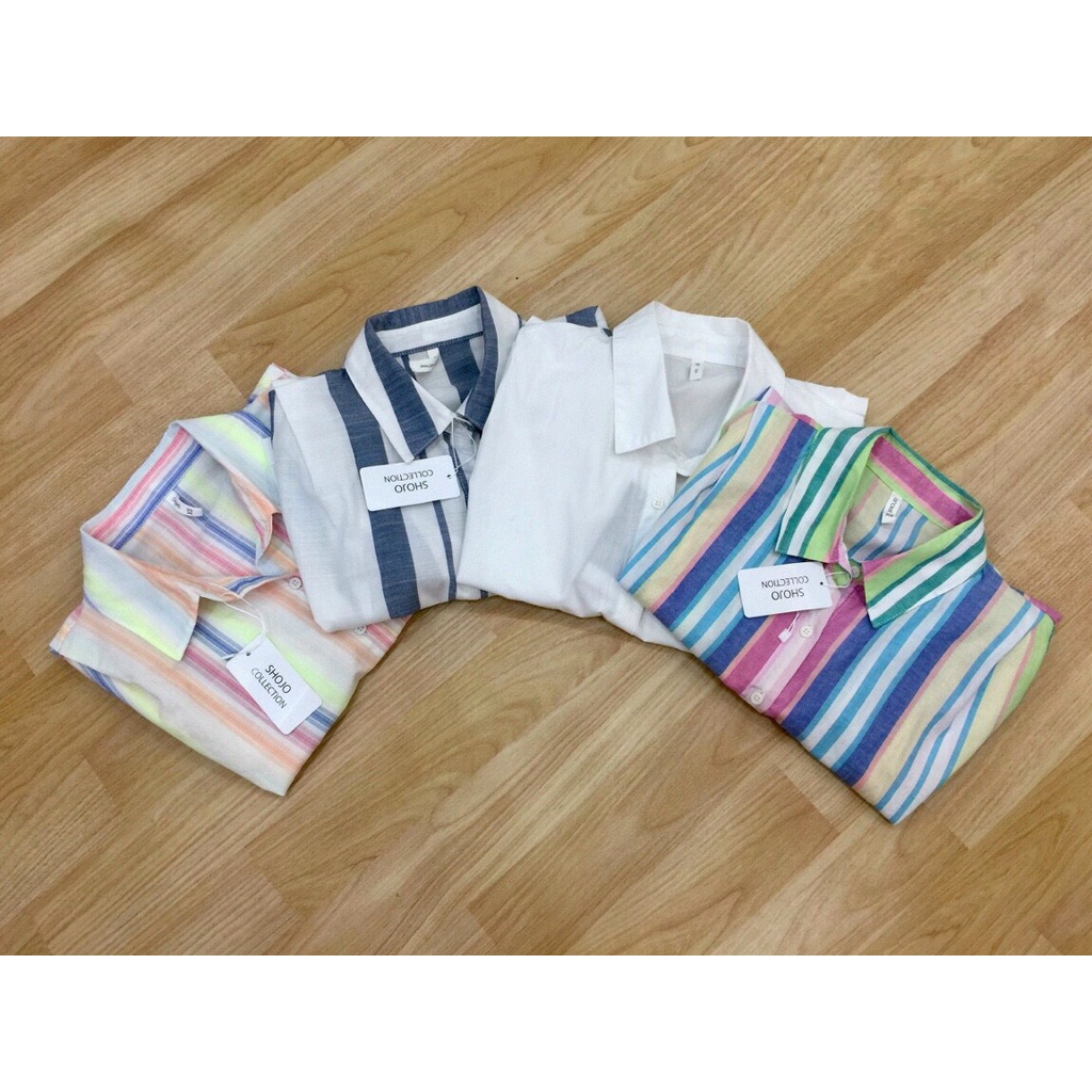 Aó sơ mi kiểu nữ- hàng xuất khẩu- thơi trang mới- phong cách sành điệu. MS: SMK031