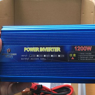 Máy kích điện 12v lên 220v MAXIPOWER 1200W sử dụng thiết bị gia đình lúc khẩn cấp