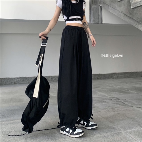 Quần ống rộng Thời Trang Hàn Quốc
