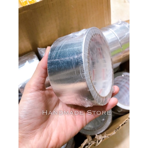 Băng dính nhôm chịu nhiệt - Ứng dụng để bọc kẽm, làm cốt tạo hình nhân vật đất sét 😎✨