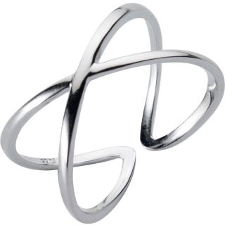 (Sẵn 1)Nhẫn chéo S925