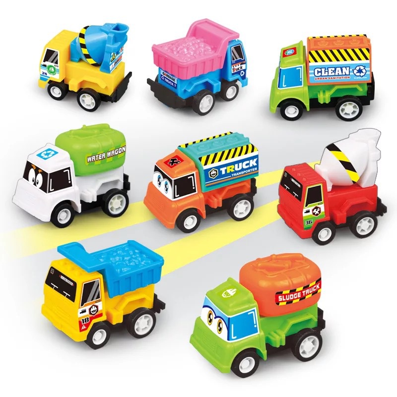 Mô Hình Đồ Chơi Xe Tải / Xe Công Trường / Phương Tiện Giao Thông Mini Cho Bé