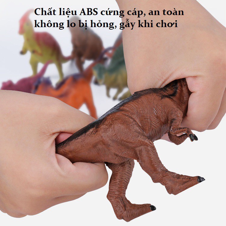 Bộ mô hình động vật 58 chi tiết thú rừng hoang dã nhựa an toàn giúp bé nhận biết thế giới xung quanh