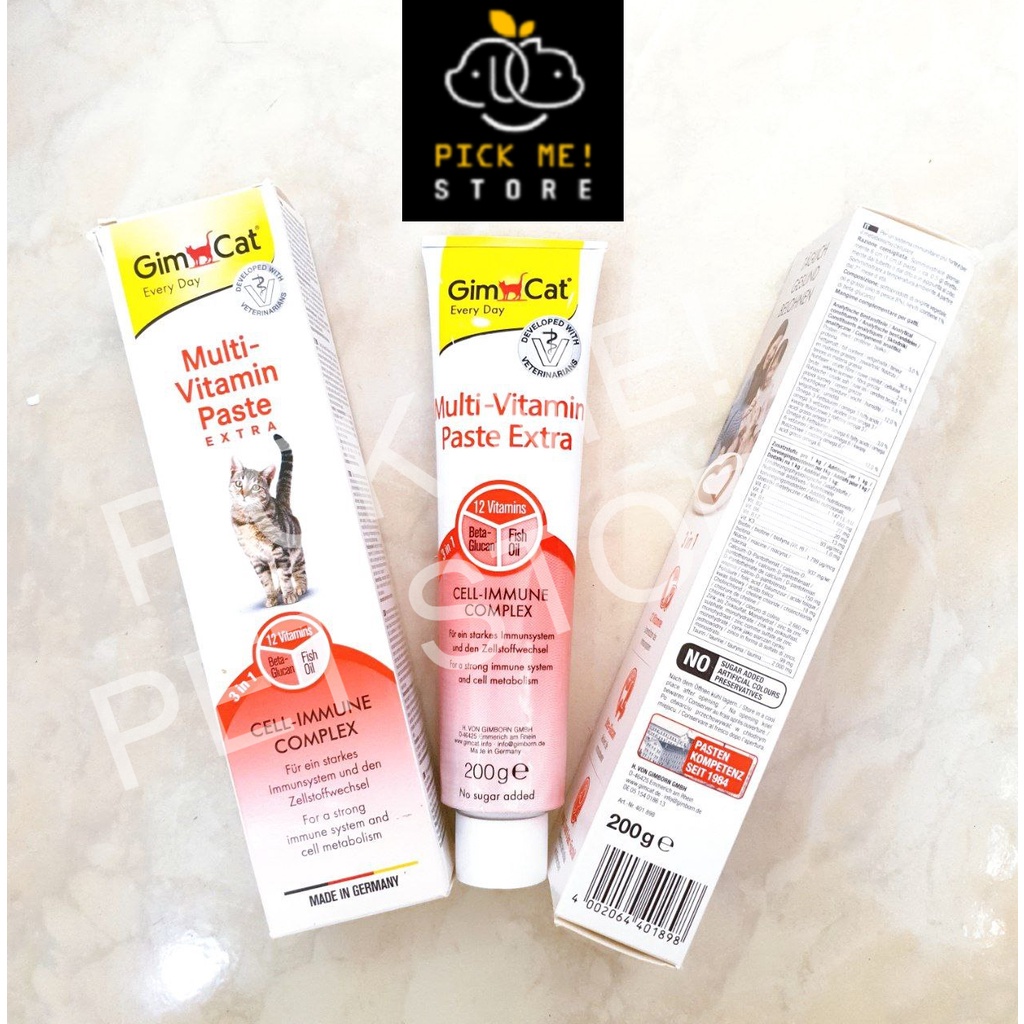 Gel Dinh Dưỡng GIMCAT | Multi Vitamin, Hairball, Energy, Malt Soft, Kitten, Cheese Biotin, Gastro, Taurine, Senior