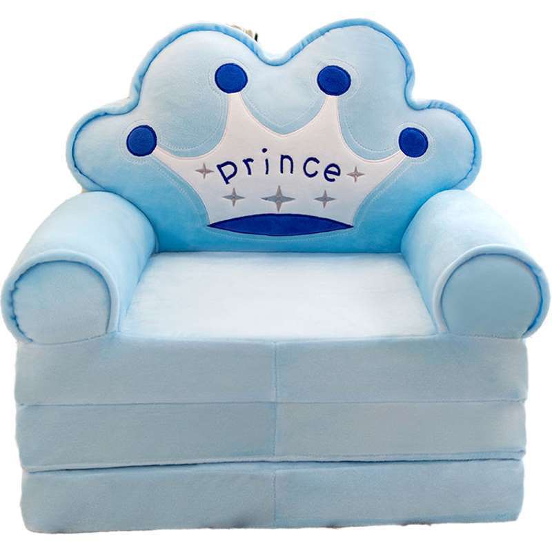 ❃❈❈Ghế sofa trẻ em dễ thương phim hoạt hình lười gấp giường nhỏ cô gái công chúa bé sơ sinh sử dụng kép <