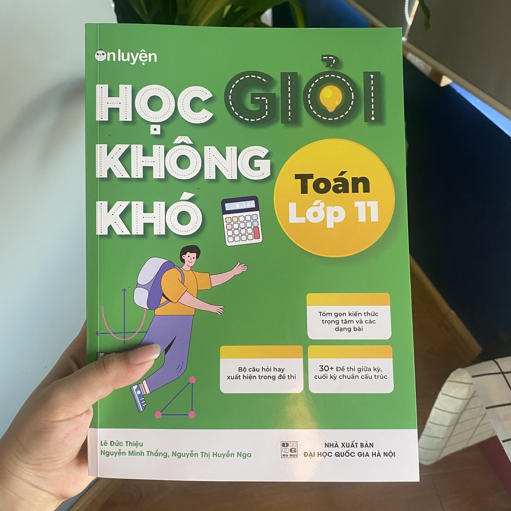 Combo 3 Cuốn Sách Học Giỏi Không Khó môn Toán, Lí, Hóa lớp 11 - Nhà sách Ôn Luyện