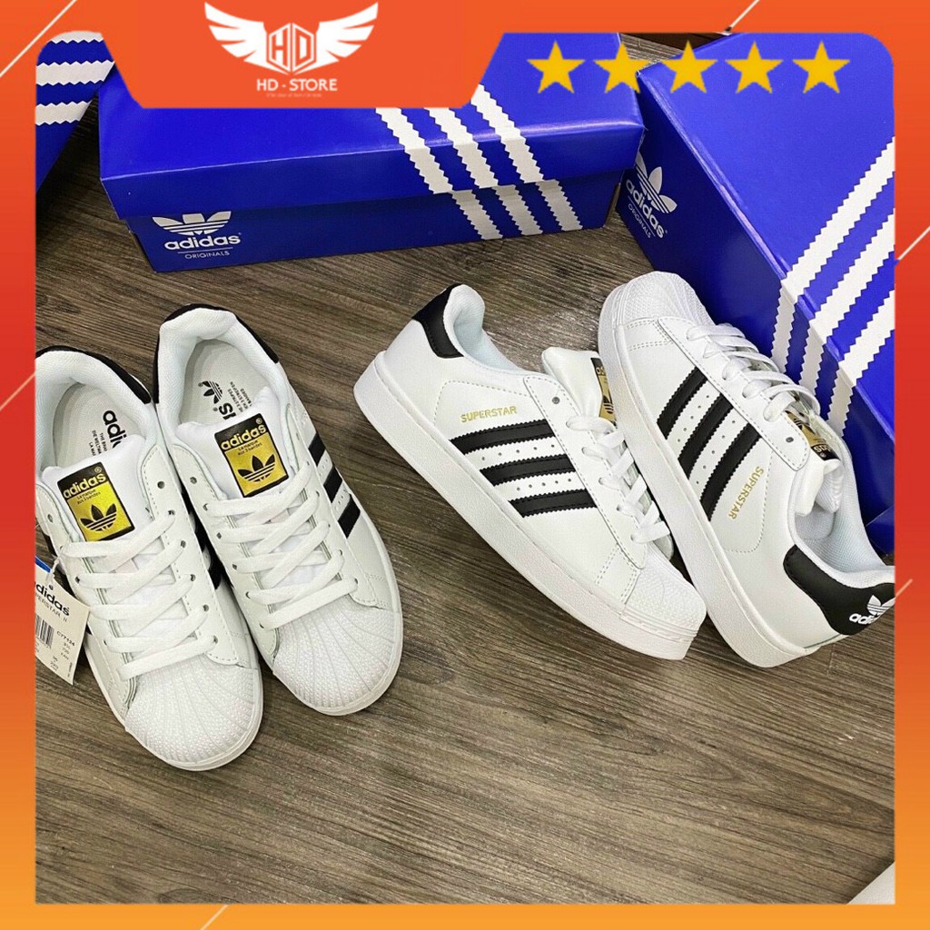 Giày Adidas Superstar + Full Box ( sò tem vàng)