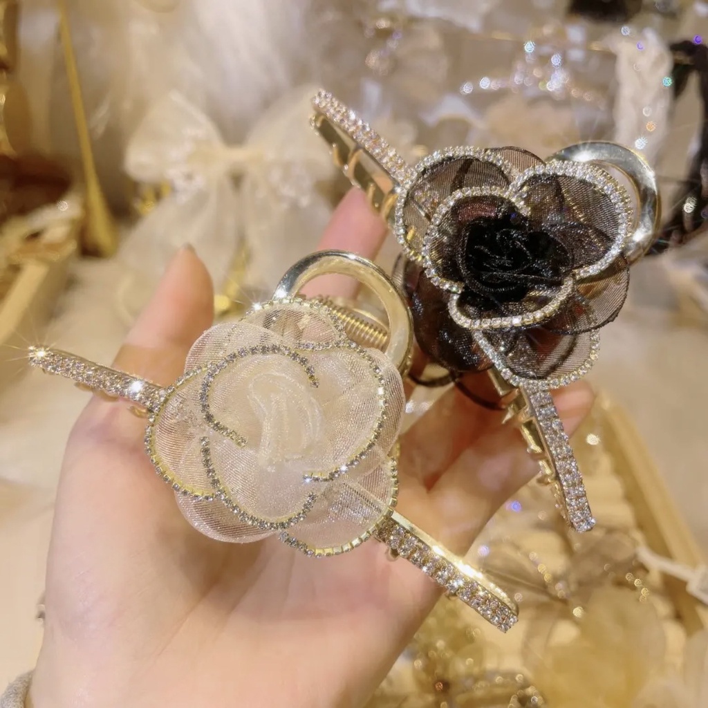 [Magpie] Kẹp Tóc Hoa Organza Phong Cách Nhật Bản Ngọt Ngào Mùa Hè Cho Nữ